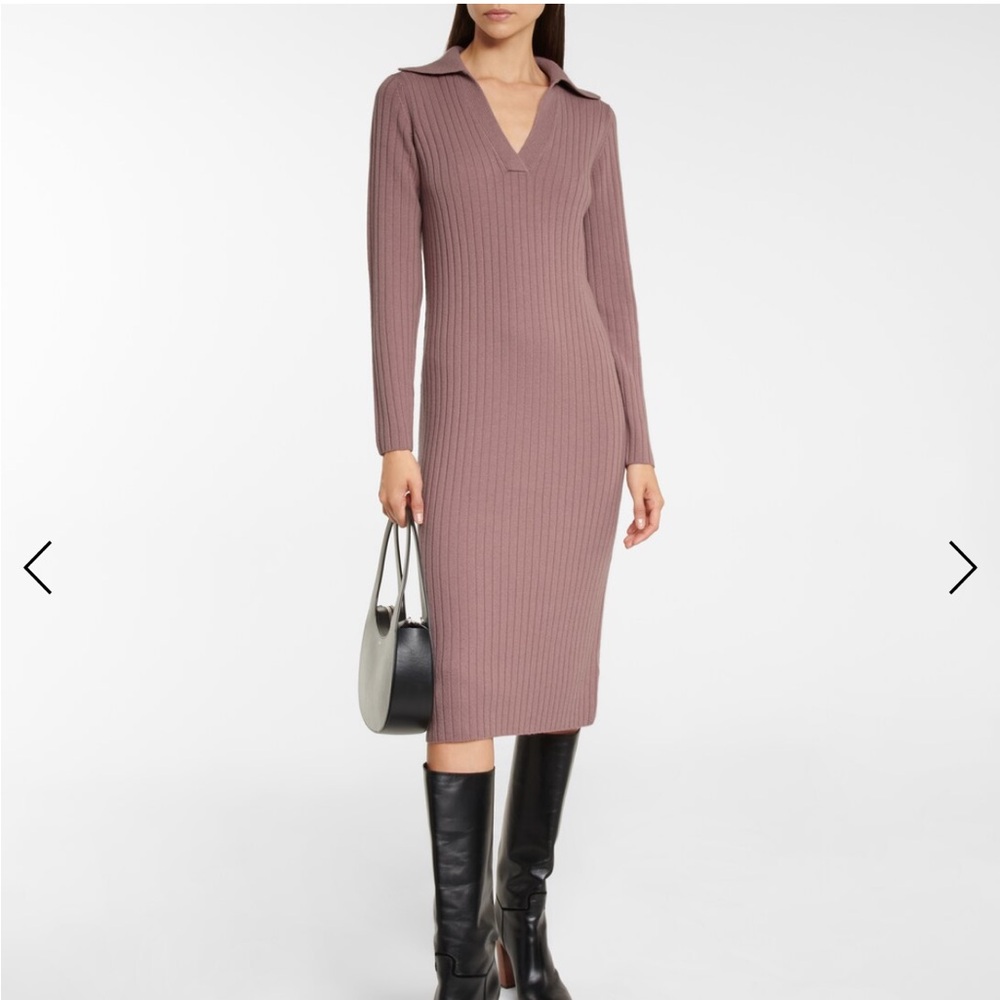 Vince Long Sleeve Ribbed Knit Dress size XS